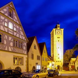 Rothenburg ob der Tauber abends
